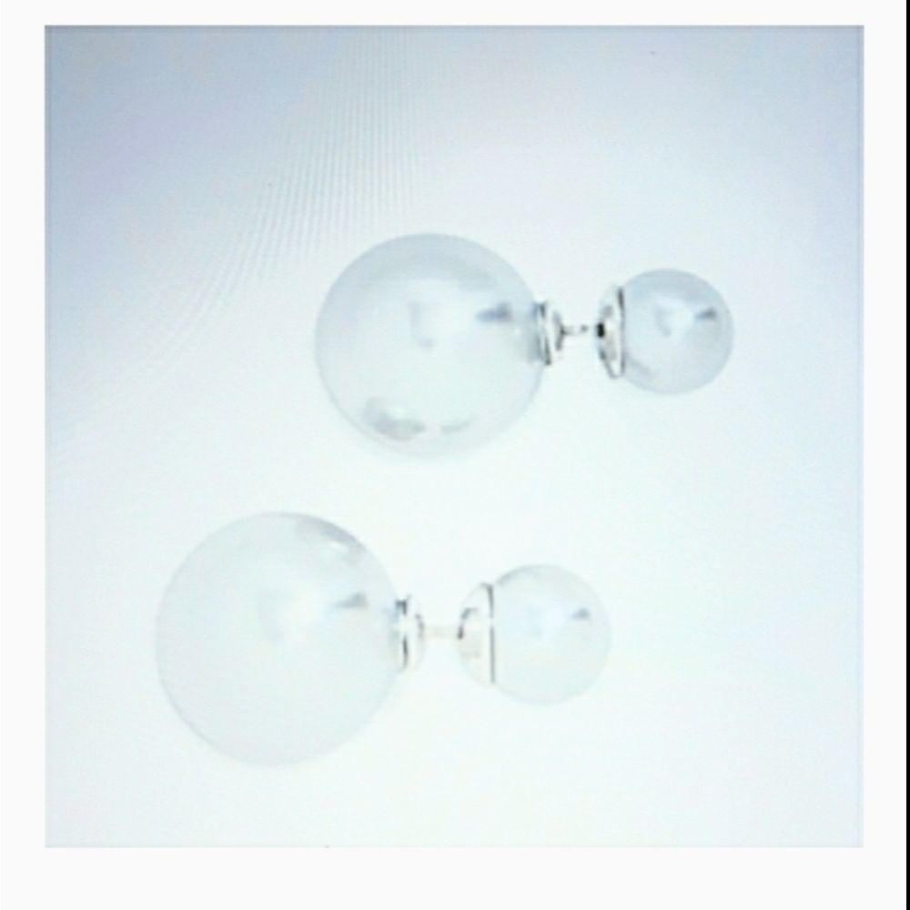 JOOMI LIM PEARLS REVERTED EARRINGS